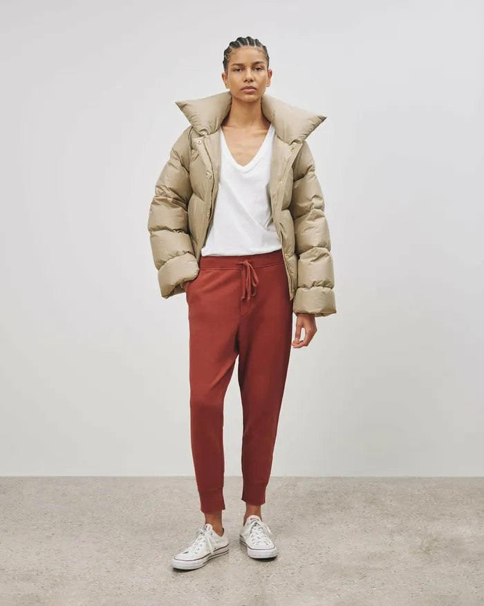 Women Pants and Shorts Nili Lotan NOLAN PANT Cocoa