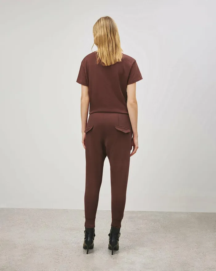 Women Pants and Shorts Nili Lotan NOLAN PANT Cocoa