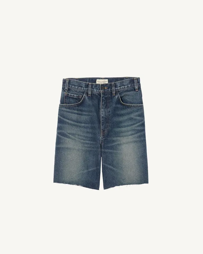 Women Pants and Shorts Nili Lotan RUSSEL DENIM SHORT Summer Wash