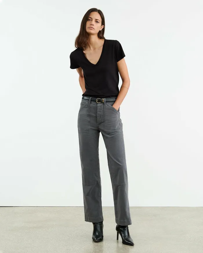 Women Pants and Shorts Nili Lotan TIBAULT PANT Carbon