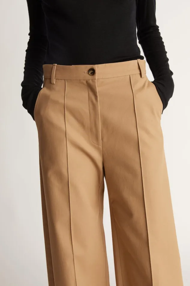 Women Pants And Shorts Lee Mathews LM Classic Culotte Camel