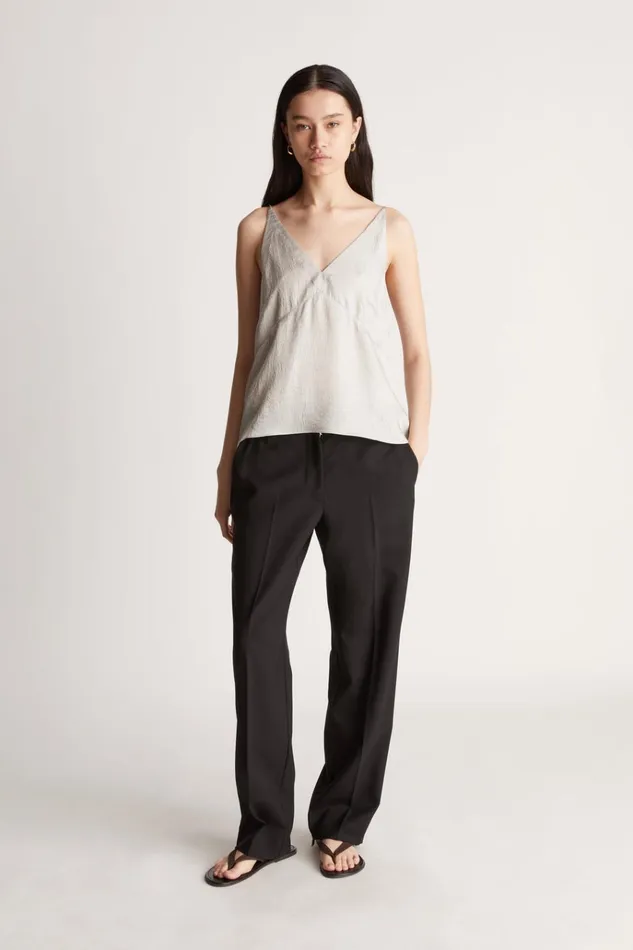 Women Pants And Shorts Lee Mathews Mortimer Tailored Pant Black