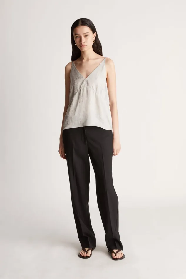 Women Pants And Shorts Lee Mathews Mortimer Tailored Pant Black