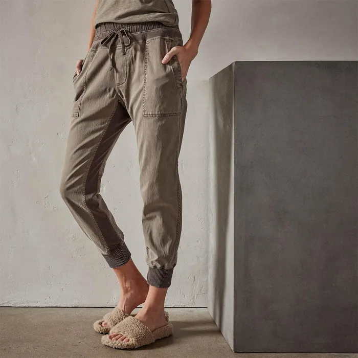 Women PantsDenim James Perse Mixed Media Pant Ammo Pigment
