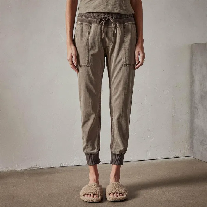Women PantsDenim James Perse Mixed Media Pant Ammo Pigment