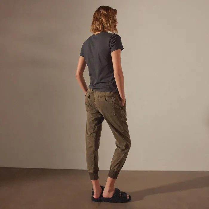 Women PantsDenim James Perse Mixed Media Pant Army Green Pigment