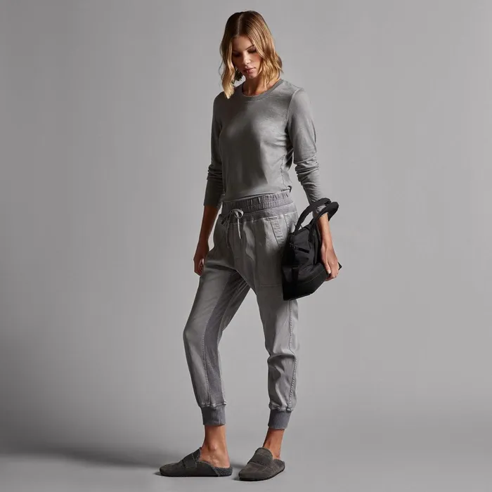 Women PantsDenim James Perse Mixed Media Pant Breeze Pigment