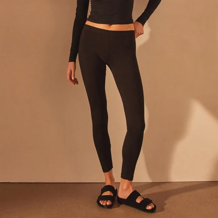Women PantsDenim James Perse Stretch Jersey Long Legging Black