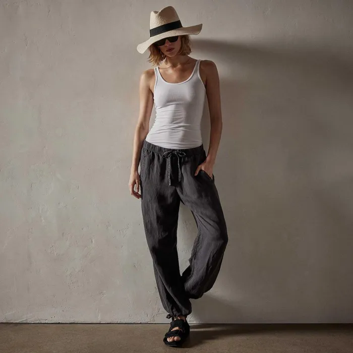 Women PantsDenim James Perse Zuma Linen Pant Magma Pigment