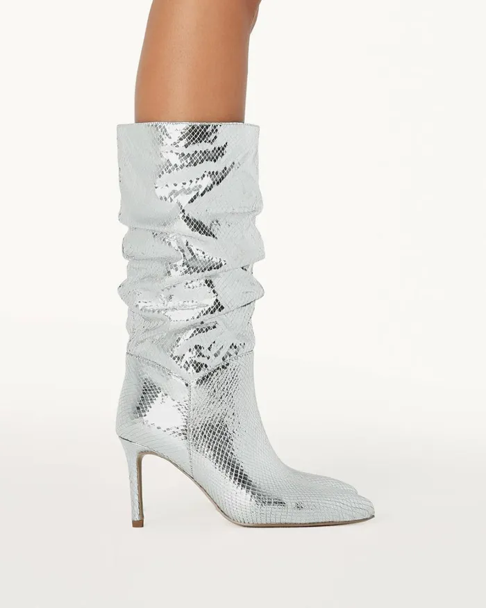 Women Party Heels Billini JENNIFER 8211 SILVER SCALE 8211 Boots 8211 BILLINI USA