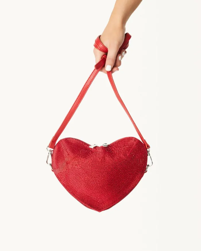 Women Party Heels Billini LELLO CROSS BODY BAG 8211 SCARLETSCARLET DIAMANTE