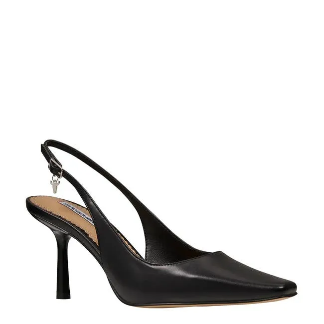 Women Pastime Black Leather Heels Windsor Smith Heels
