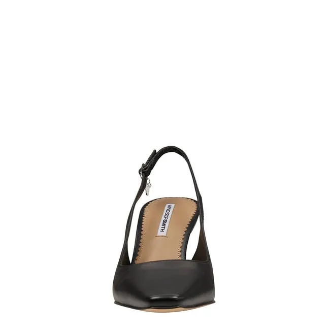 Women Pastime Black Leather Heels Windsor Smith Heels