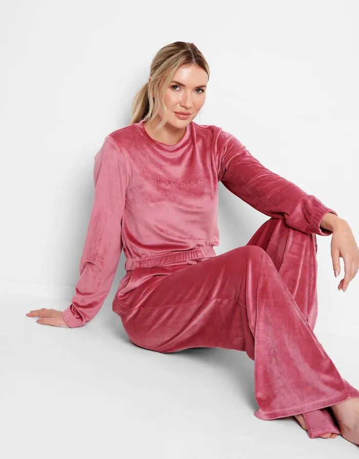 Women Pink Loungewear 2Piece Set Pink Threadbare Loungewear Women Pink Loungewear 2Piece Set Pink Threadbare Loungewear
