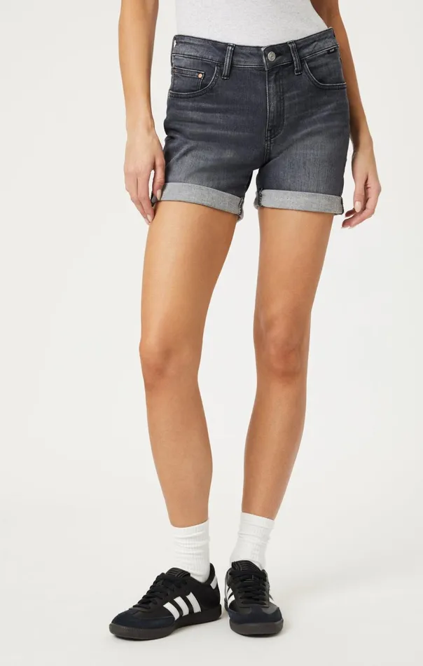 Women Pixie Shorts In Mid Smoke Brushed Flex Blue Mavi Jeans Shorts Women Pixie Shorts In Mid Smoke Brushed Flex Blue Mavi Jeans Shorts