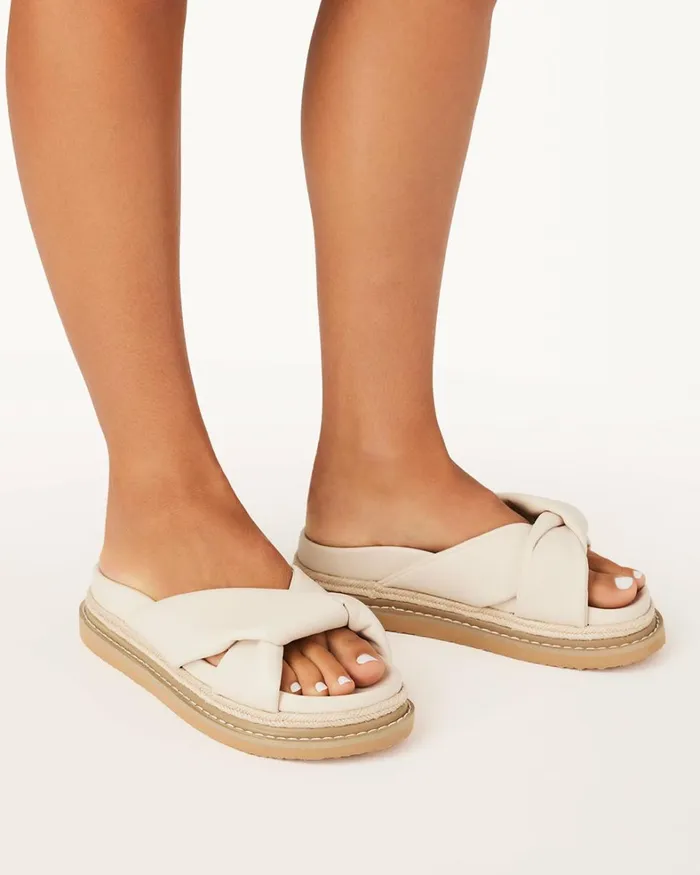 Women Sandals and Slides Billini AILANI 8211 BONE