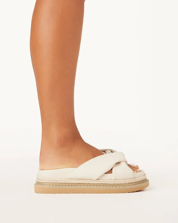 Women Sandals and Slides Billini AILANI 8211 BONE