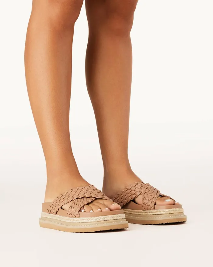 Women Sandals and Slides Billini ALLYRA 8211 DARK SAND