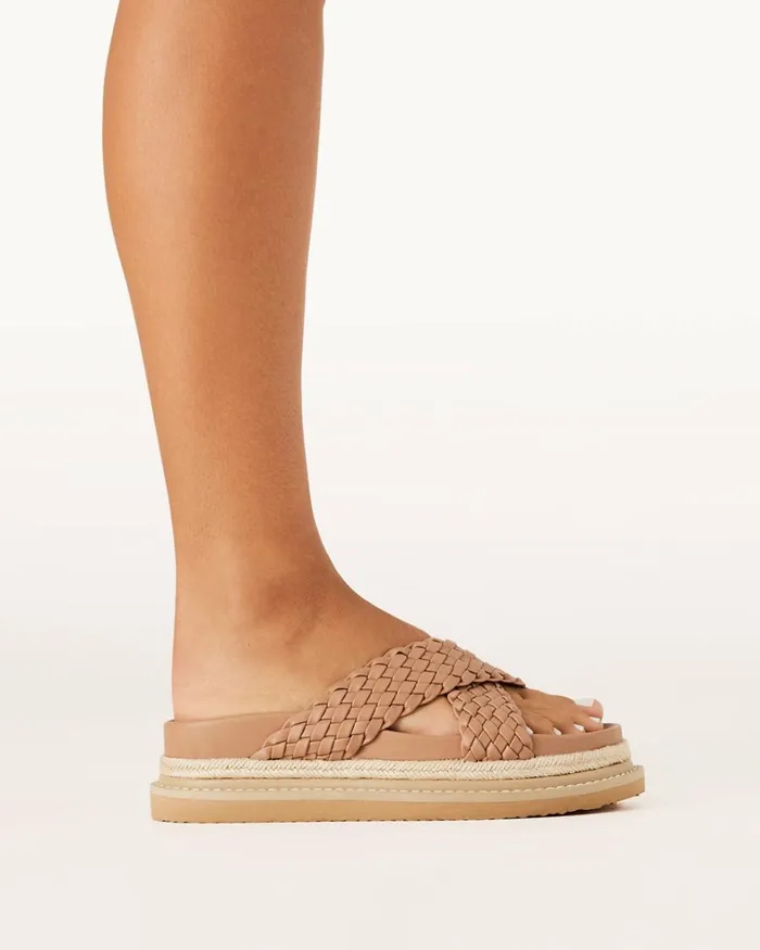 Women Sandals and Slides Billini ALLYRA 8211 DARK SAND