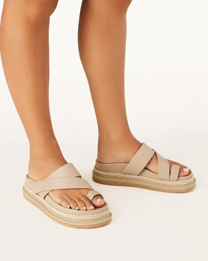 Women Sandals and Slides Billini ARMAS 8211 LIGHT CLAY