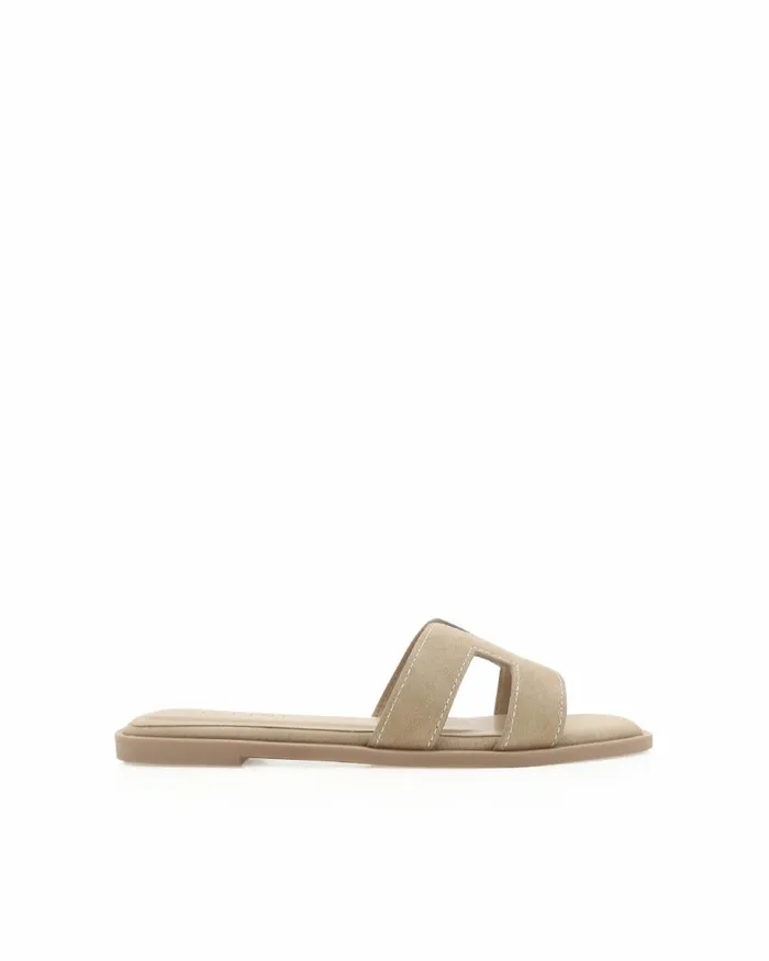 Women Sandals and Slides Billini GORDY 8211 TAUPE NUBUCK