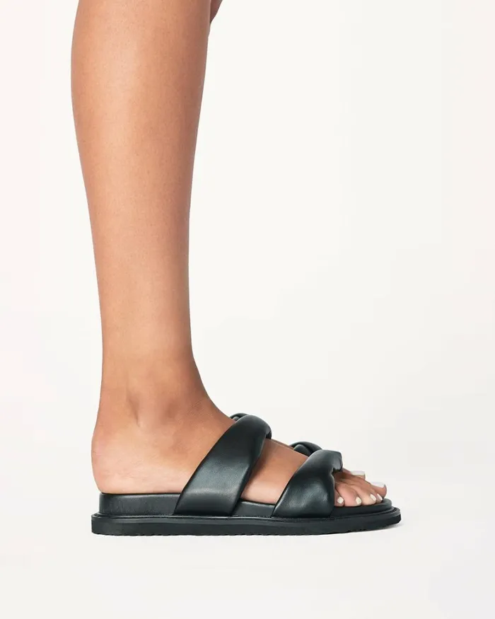 Women Sandals and Slides Billini ZONYA WIDE FIT 8211 BLACK