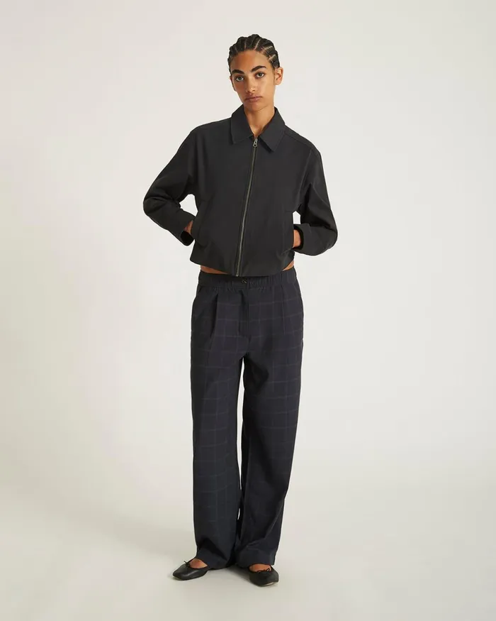 Women Saturdays NYC Outerwear Jiao Sanded Twill Jacket Black