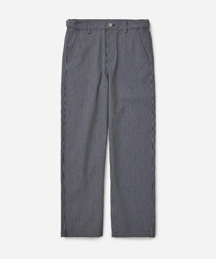 Women Saturdays NYC Pants Mulberry Cotton Stripe Twill Pant Ocean