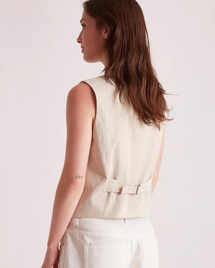Women Saturdays NYC Shirts Jane Vest Natural Women Saturdays NYC Shirts Jane Vest Natural