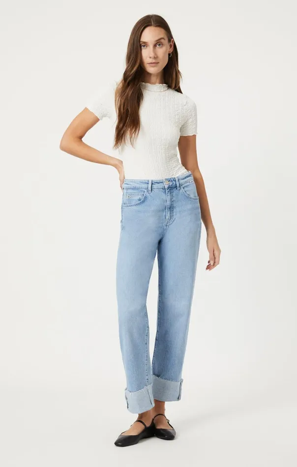 Women Savannah Cuffed Straight Leg In Natural Light Denim Mavi Jeans Denim Women Savannah Cuffed Straight Leg In Natural Light Denim Mavi Jeans Denim
