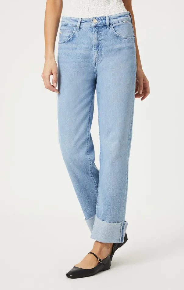Women Savannah Cuffed Straight Leg In Natural Light Denim Mavi Jeans Denim Women Savannah Cuffed Straight Leg In Natural Light Denim Mavi Jeans Denim