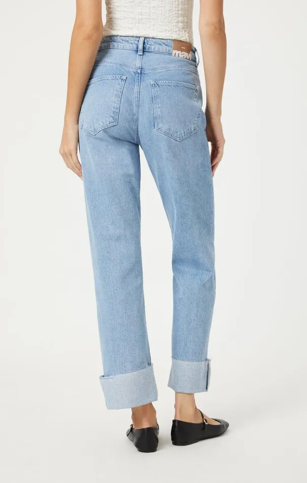 Women Savannah Cuffed Straight Leg In Natural Light Denim Mavi Jeans Denim Women Savannah Cuffed Straight Leg In Natural Light Denim Mavi Jeans Denim