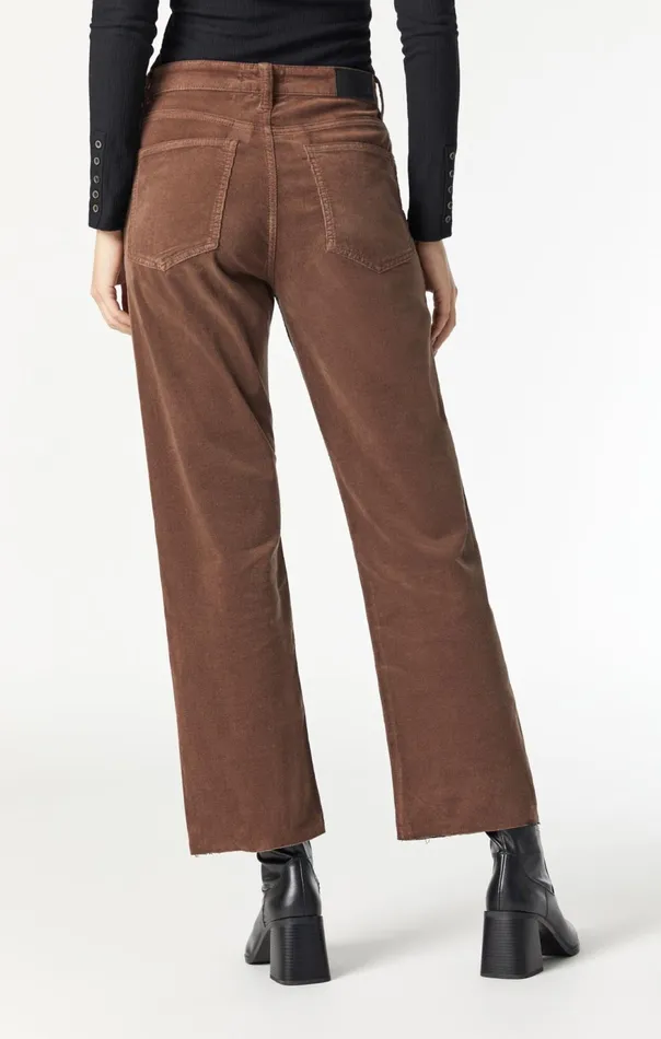 Women Shelia HighRise Front Pocket Straight In Rain Drum Cord Mavi Jeans Pants Women Shelia HighRise Front Pocket Straight In Rain Drum Cord Mavi Jeans Pants