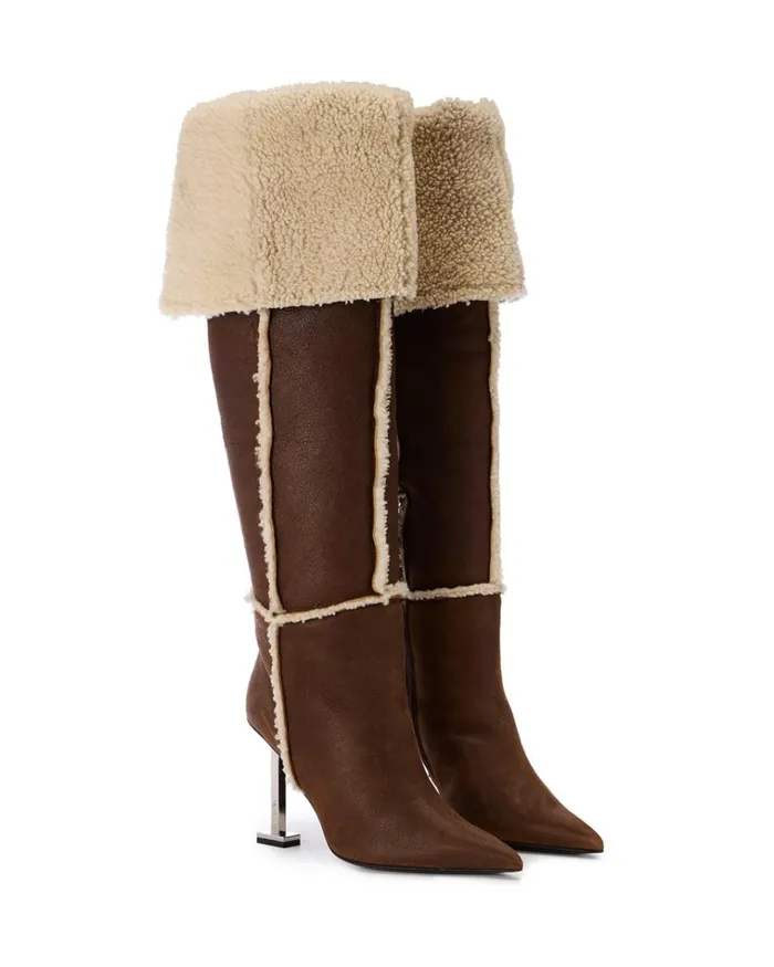 Women Shoes Iceberg Sheepskin Thighhigh Boots Women Shoes Iceberg Sheepskin Thighhigh Boots