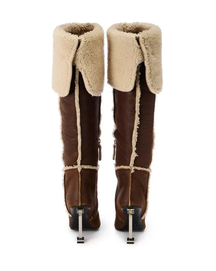 Women Shoes Iceberg Sheepskin Thighhigh Boots Women Shoes Iceberg Sheepskin Thighhigh Boots