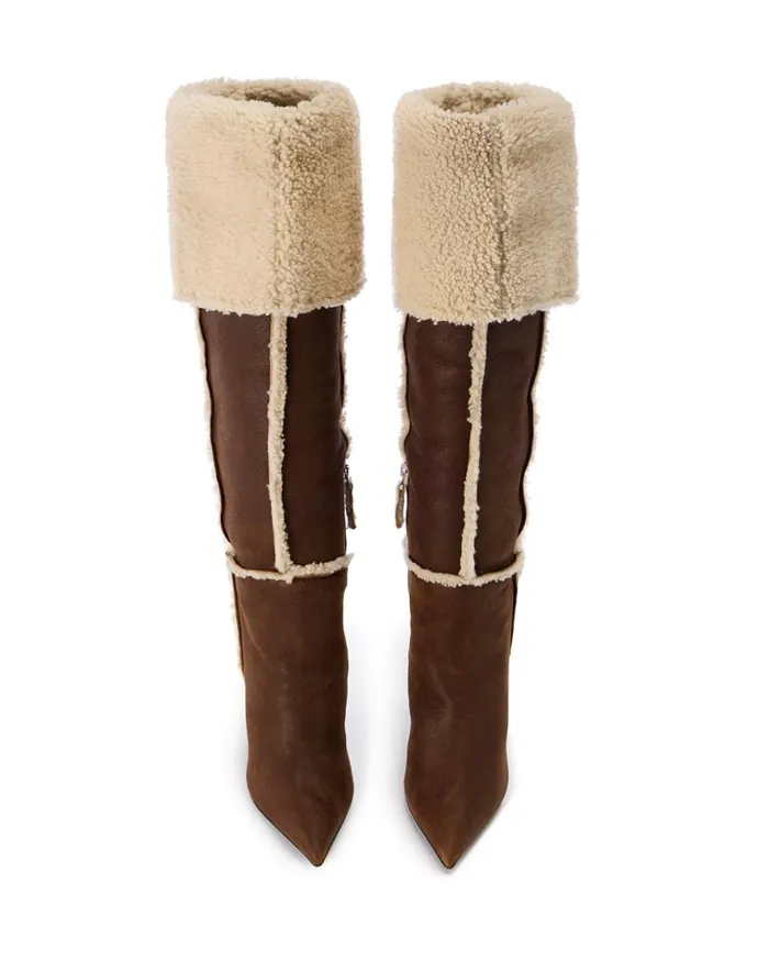 Women Shoes Iceberg Sheepskin Thighhigh Boots Women Shoes Iceberg Sheepskin Thighhigh Boots