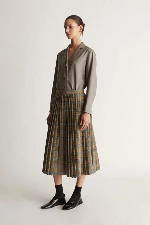 Women Skirts Lee Mathews Campbell Skirt Peatcheck