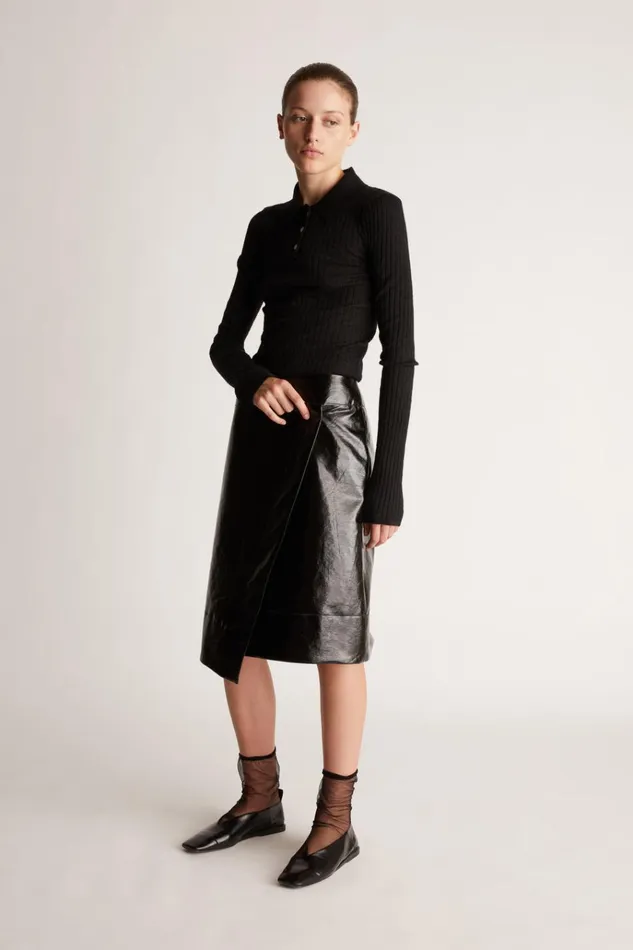 Women Skirts Lee Mathews Landon Skirt Black