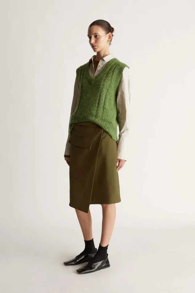 Women Skirts Lee Mathews Winston Skirt Peat