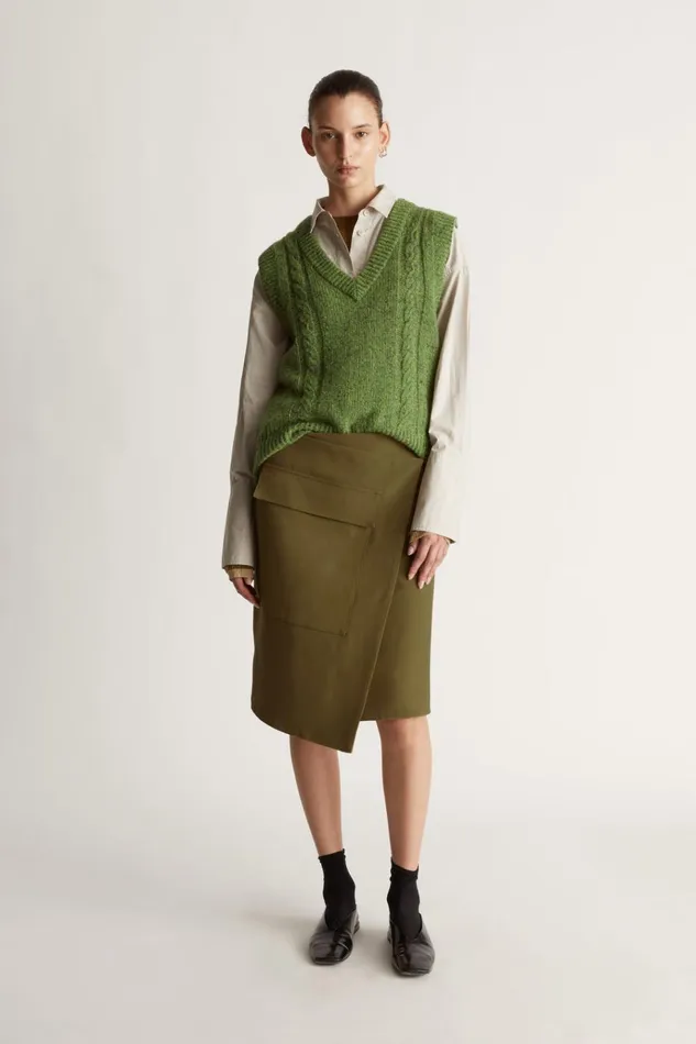 Women Skirts Lee Mathews Winston Skirt Peat