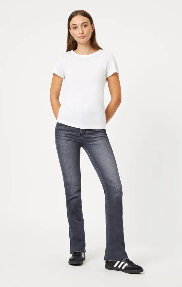 Women Slim Crew Neck TShirt In White Mavi Jeans Tops and TShirts Women Slim Crew Neck TShirt In White Mavi Jeans Tops and TShirts