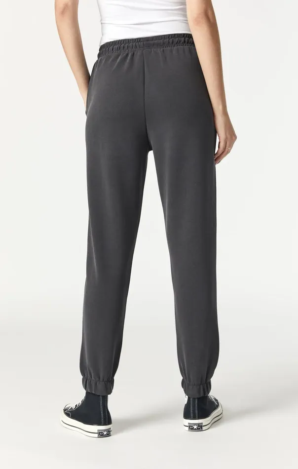Women Slim Straight Sweatpants In Black Mavi Jeans Pants Women Slim Straight Sweatpants In Black Mavi Jeans Pants