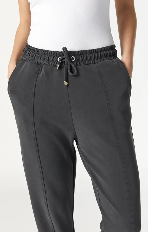 Women Slim Straight Sweatpants In Black Mavi Jeans Pants Women Slim Straight Sweatpants In Black Mavi Jeans Pants