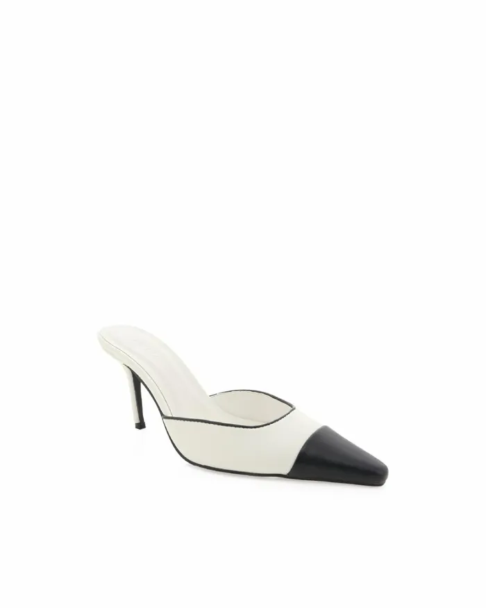 Women Stiletto Heels Billini AMEARE 8211 WHITEBLACK