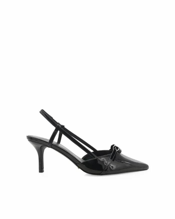 Women Stiletto Heels Billini DAISY 8211 BLACK PATENT