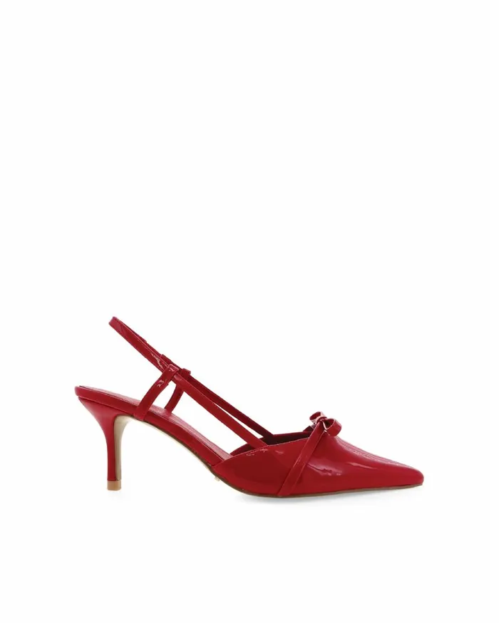 Women Stiletto Heels Billini DAISY 8211 SCARLET PATENT