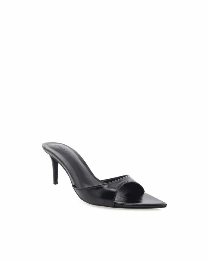 Women Stiletto Heels Billini ENSLEY 8211 BLACK SHINE