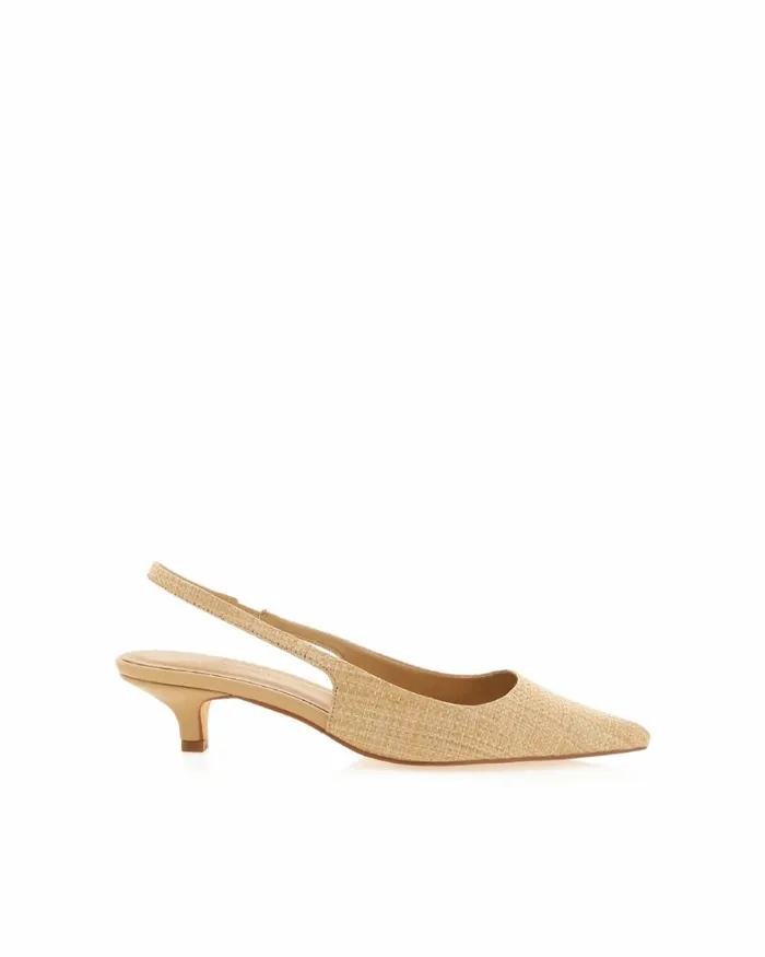 Women Stiletto Heels Billini FELINA 8211 NATURAL RAFFIA