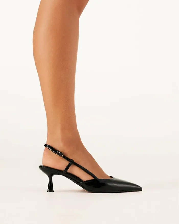 Women Stiletto Heels Billini KYRIE 8211 BLACK PATENT