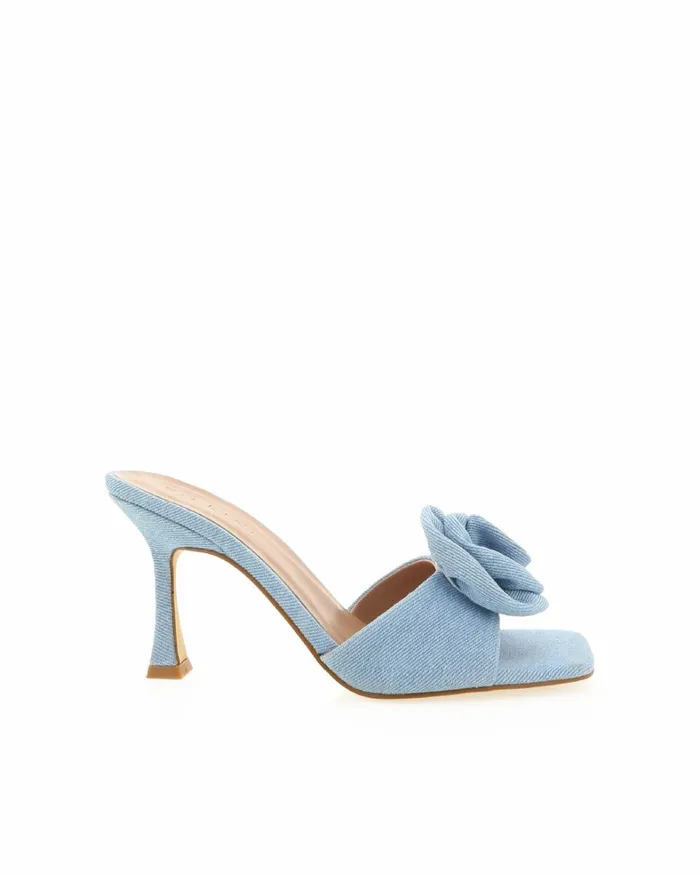 Women Stiletto Heels Billini QUINELLA 8211 MID BLUE DENIM